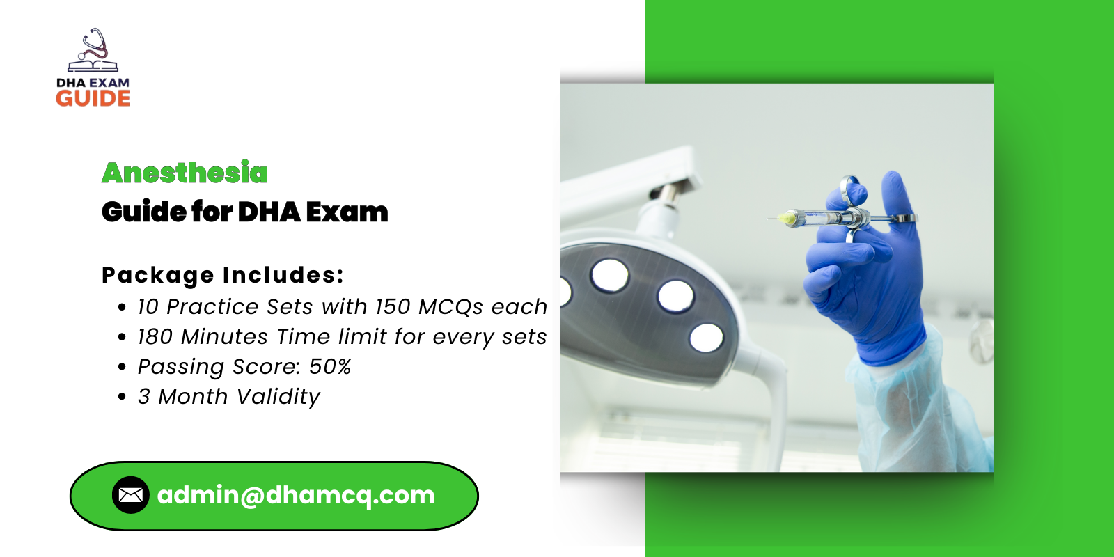 Anesthesia Exam Guide for DHA
