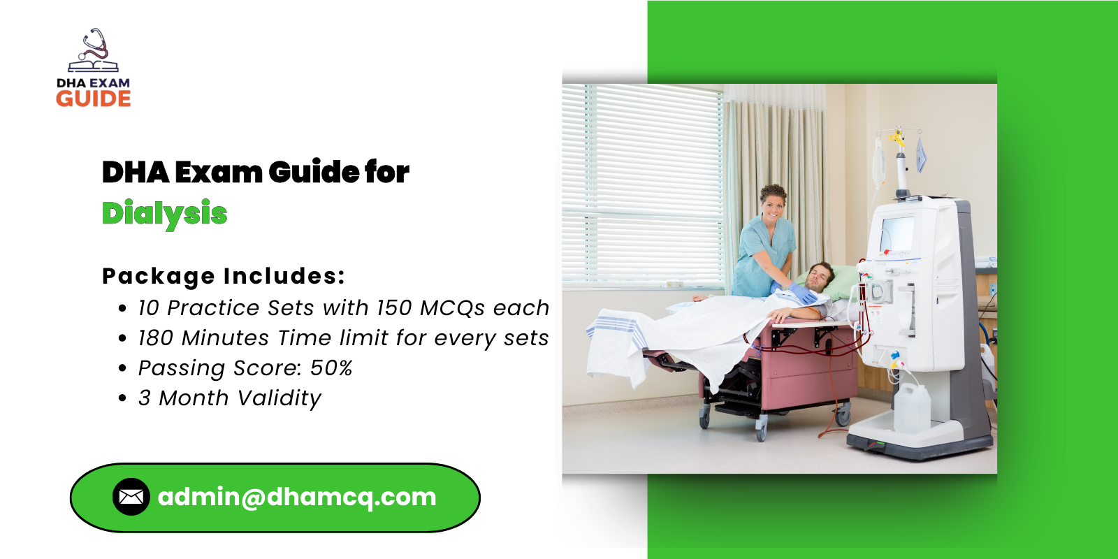 DHA Exam Guide for Dialysis