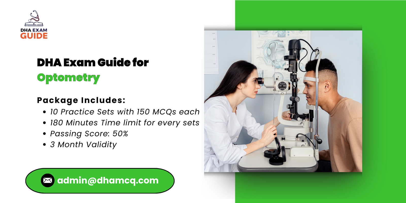 DHA Exam Guide for Optometry