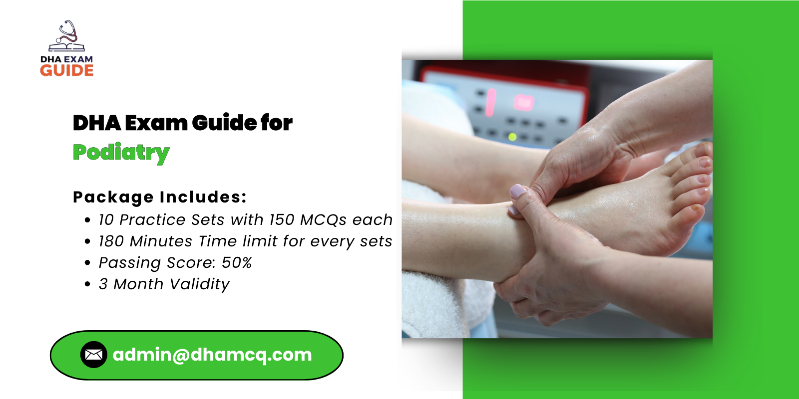 DHA Exam Guide for Podiatry