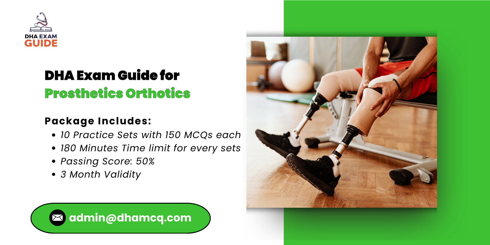 DHA Exam Guide for Prosthetics Orthotics