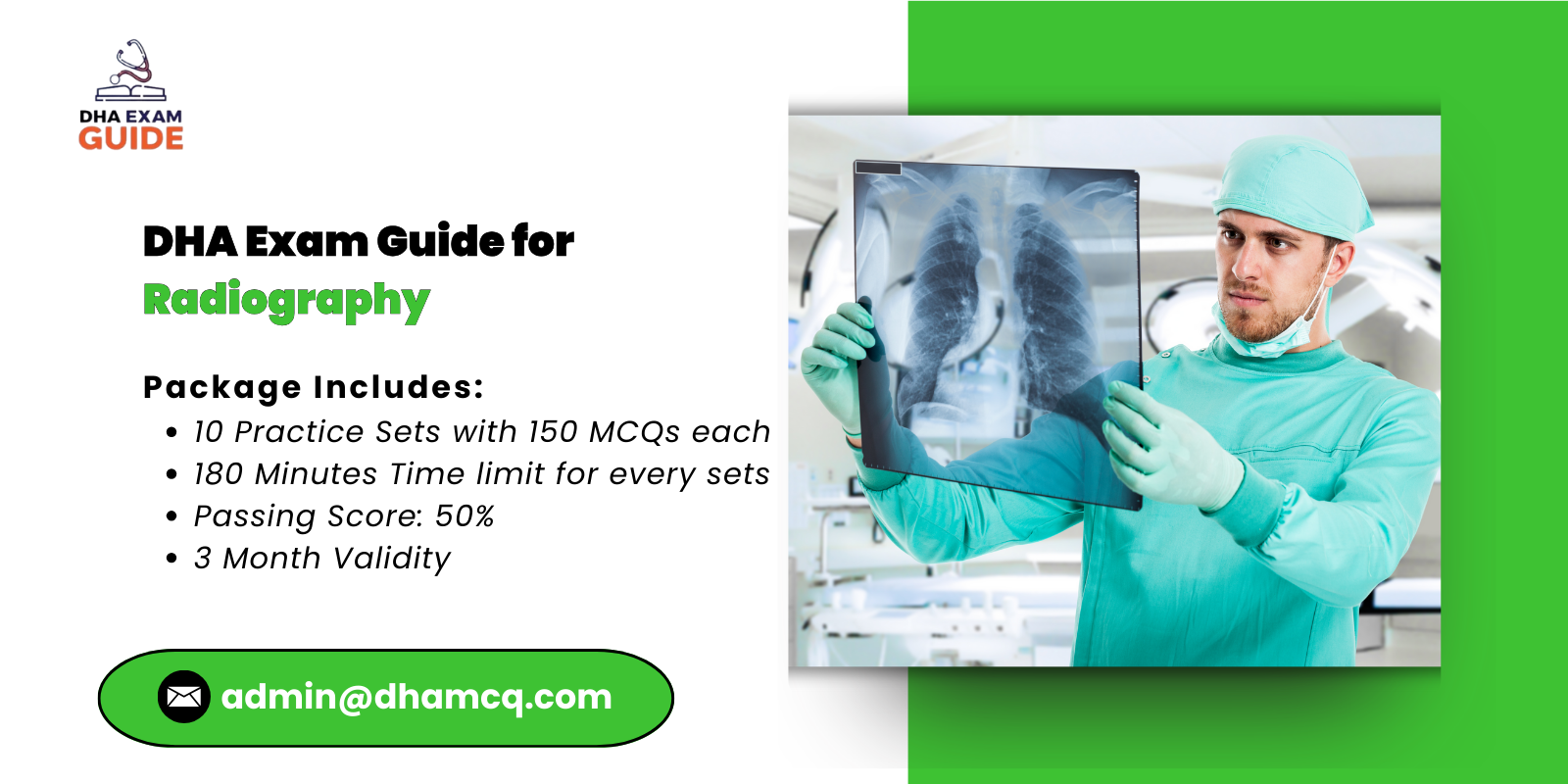 DHA Exam Guide for Radiography