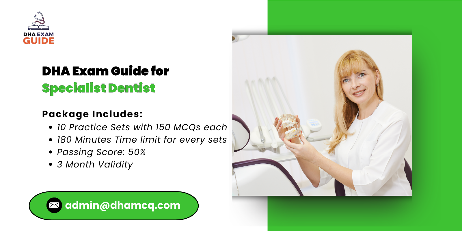 DHA Exam Guide for Specialist Dentist