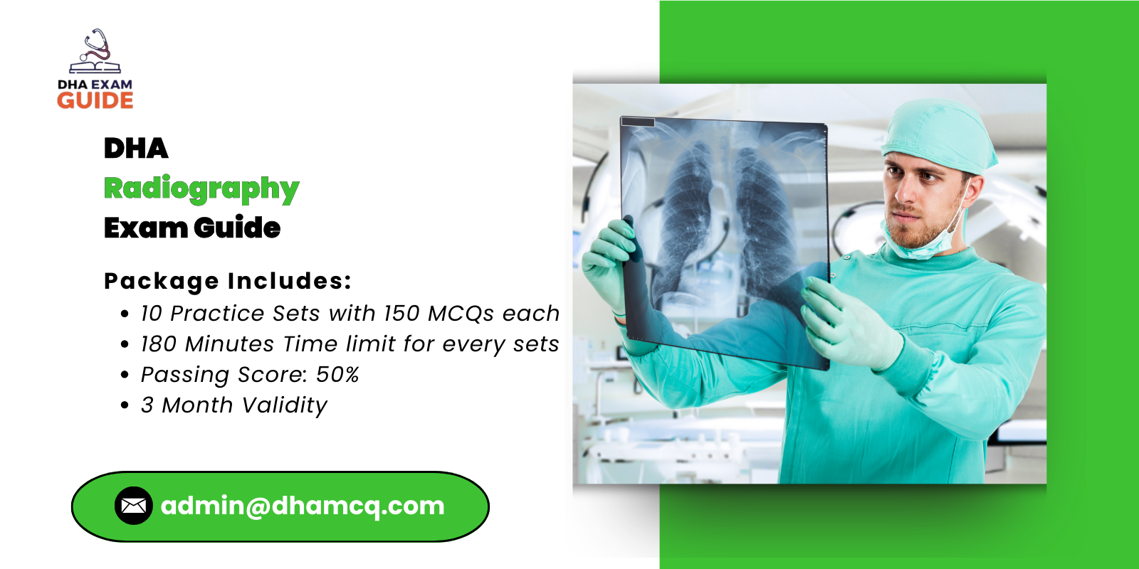 DHA Radiography Exam Guide