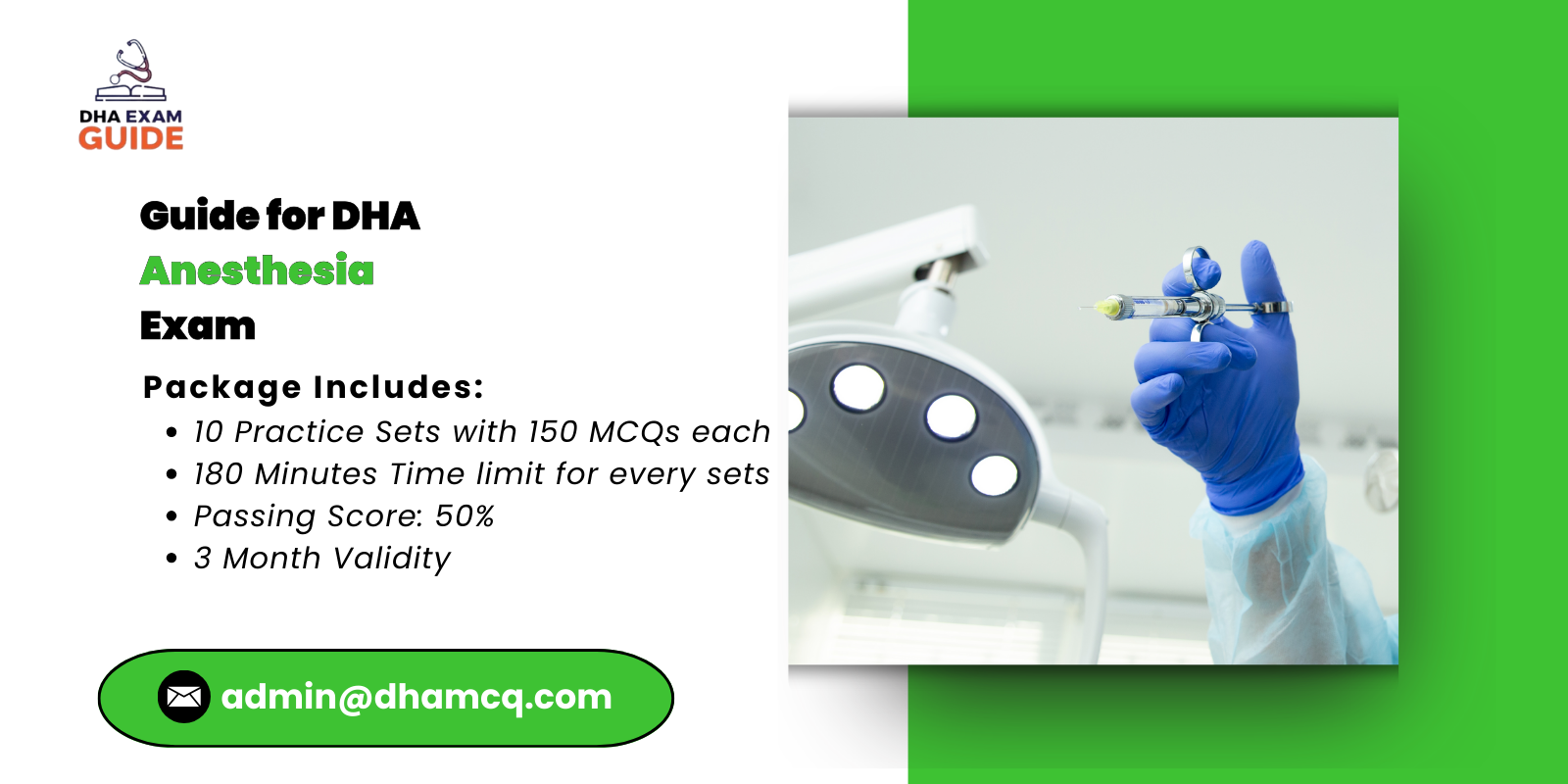 Guide for DHA Anesthesia