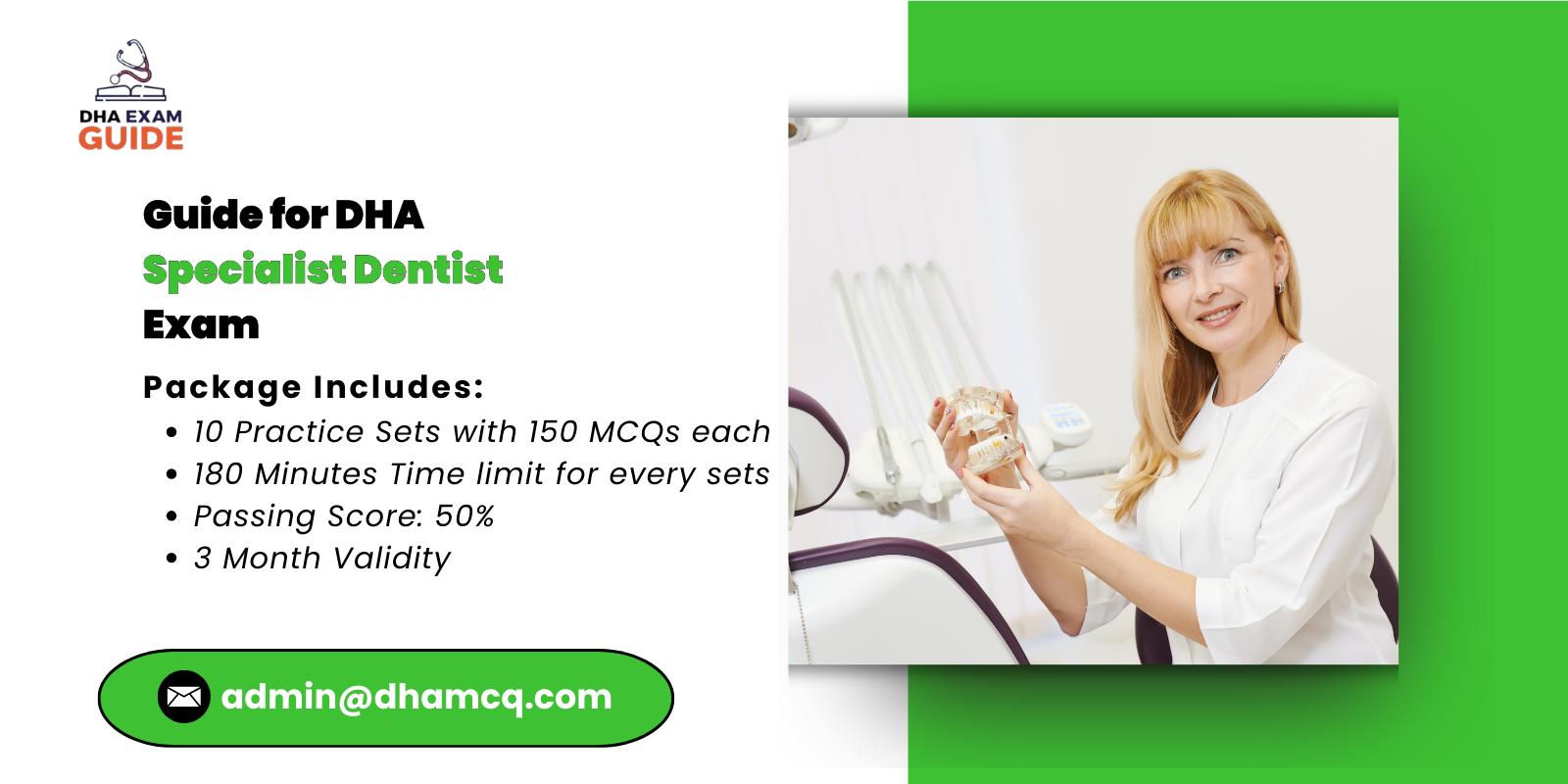 Guide for DHA Specialist Dentist Exam