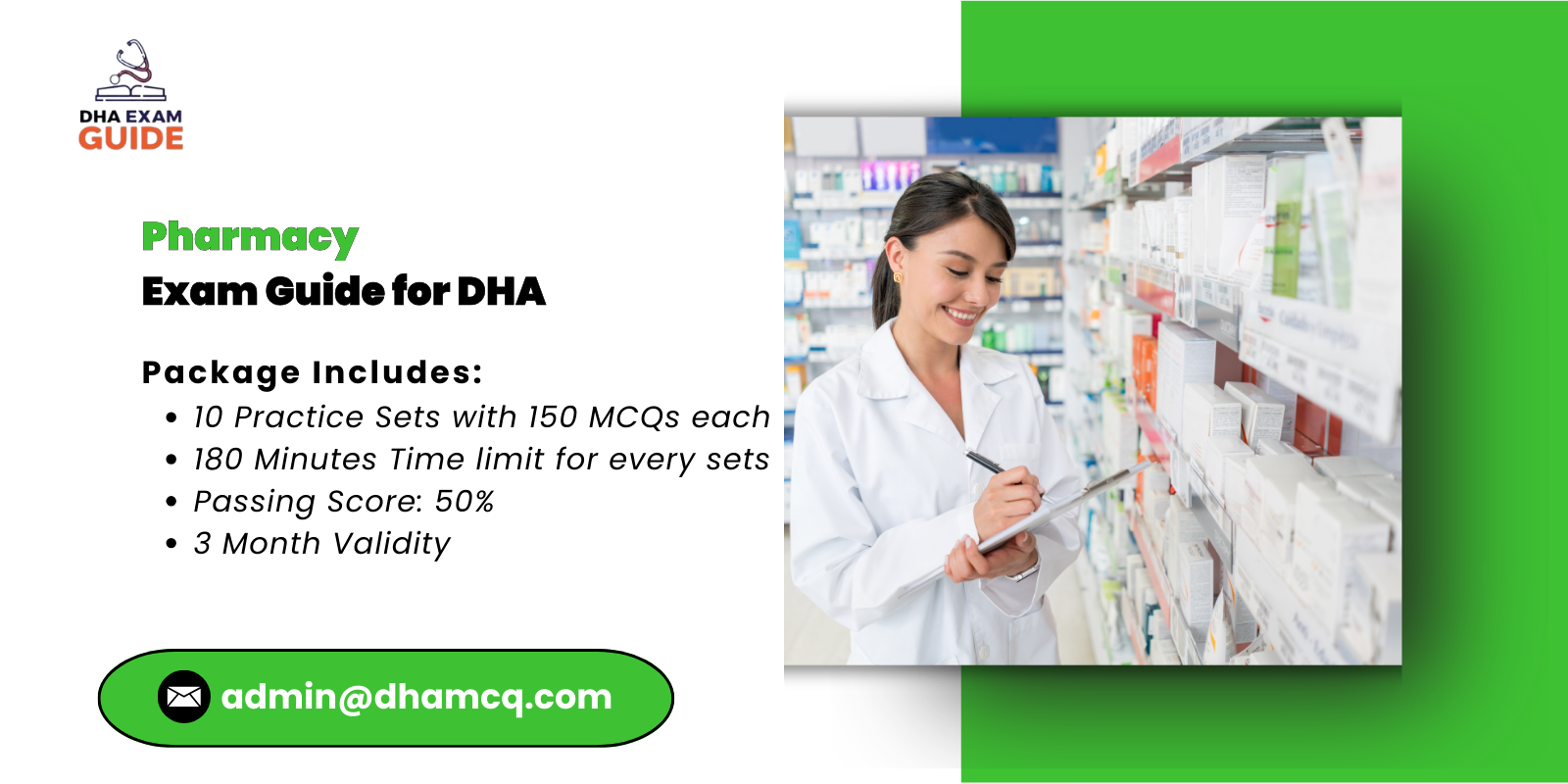 Pharmacy Exam Guide for DHA